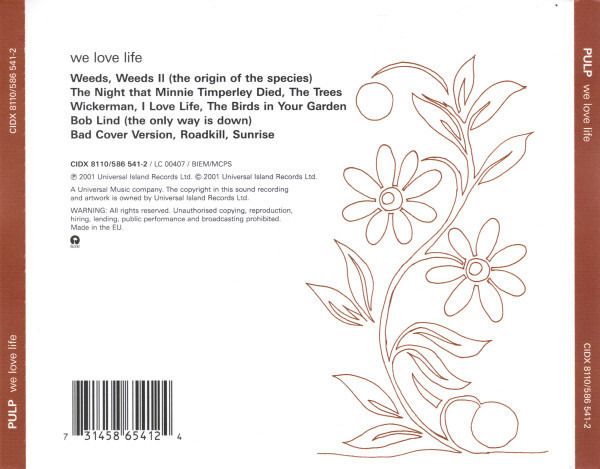 Pulp - We Love Life CD