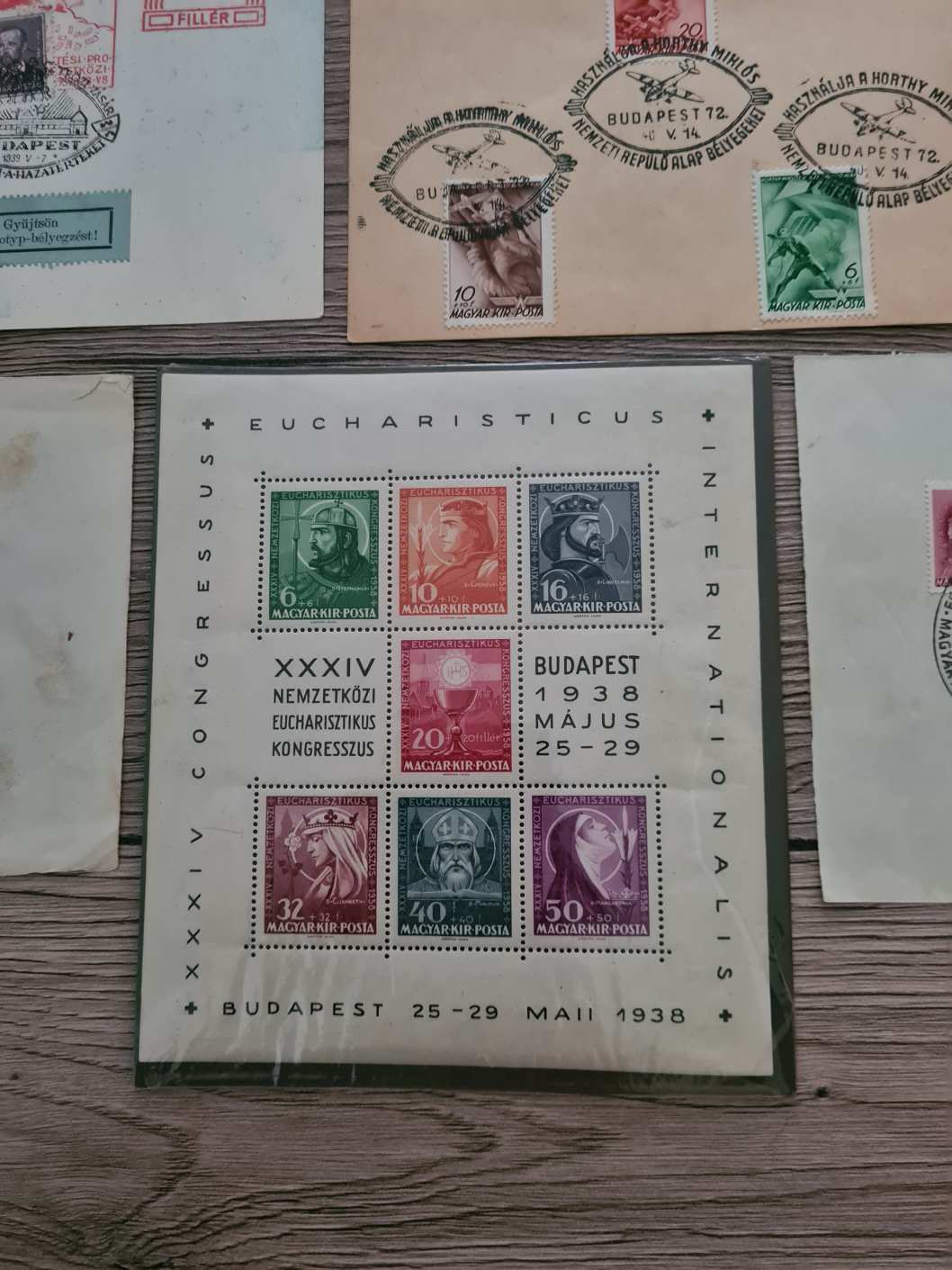 Eucharisztikus blokk - Horthy Nemzet repülőalap - Rákóczi Ferenc - Rodostó (1935) - 1938-1940