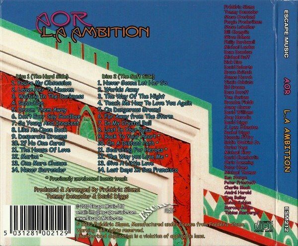 AOR - L.A. Ambition 2xCD digipak