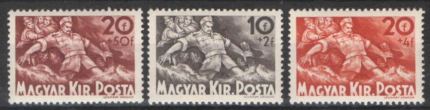 1940. Magyarország - Árvíz, sor