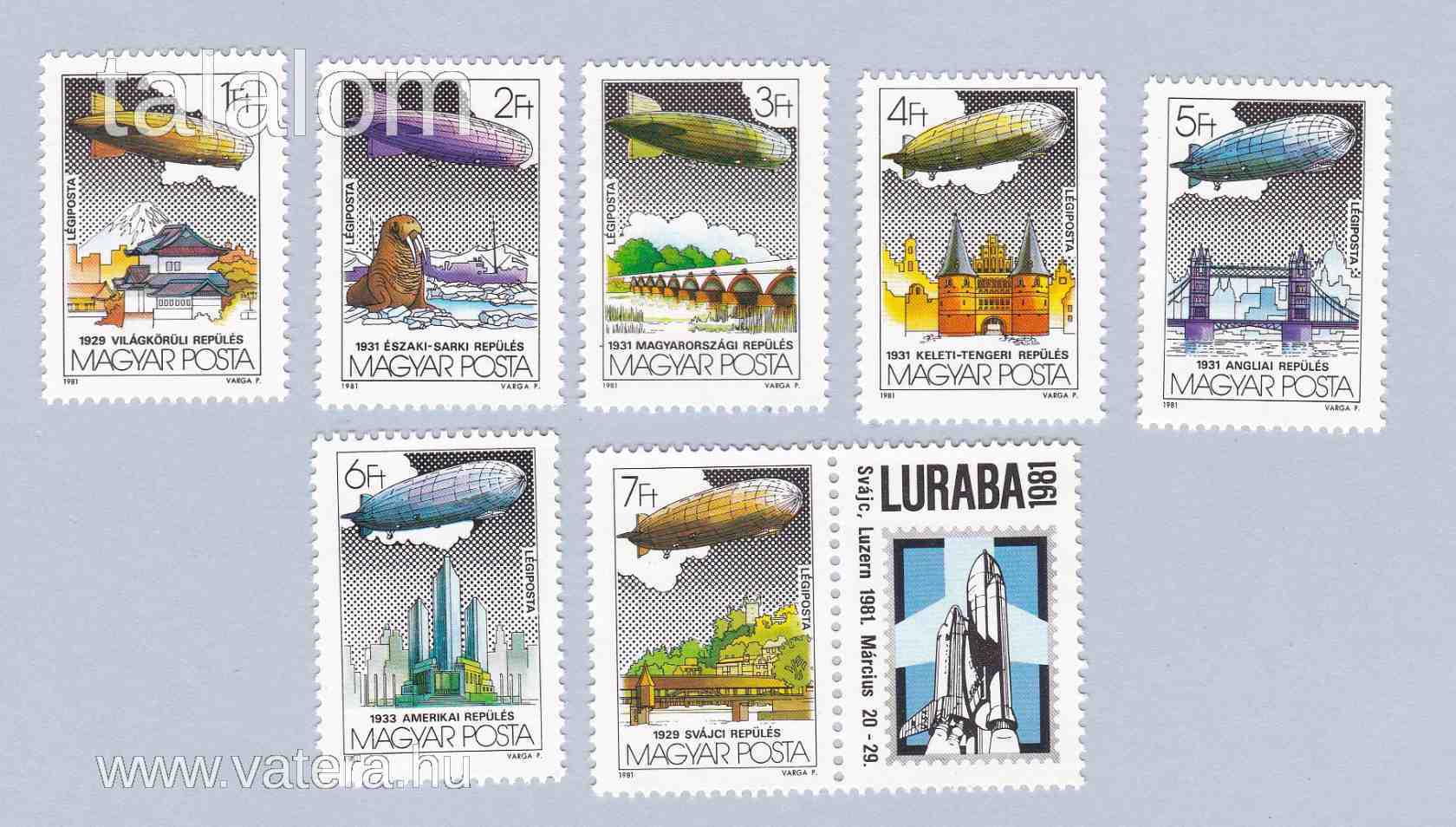 1981. Zeppelin híres repülései**