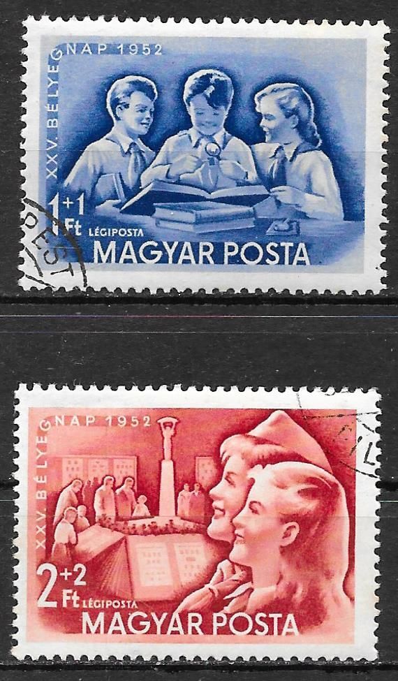 1952. Bélyegnap használt sor