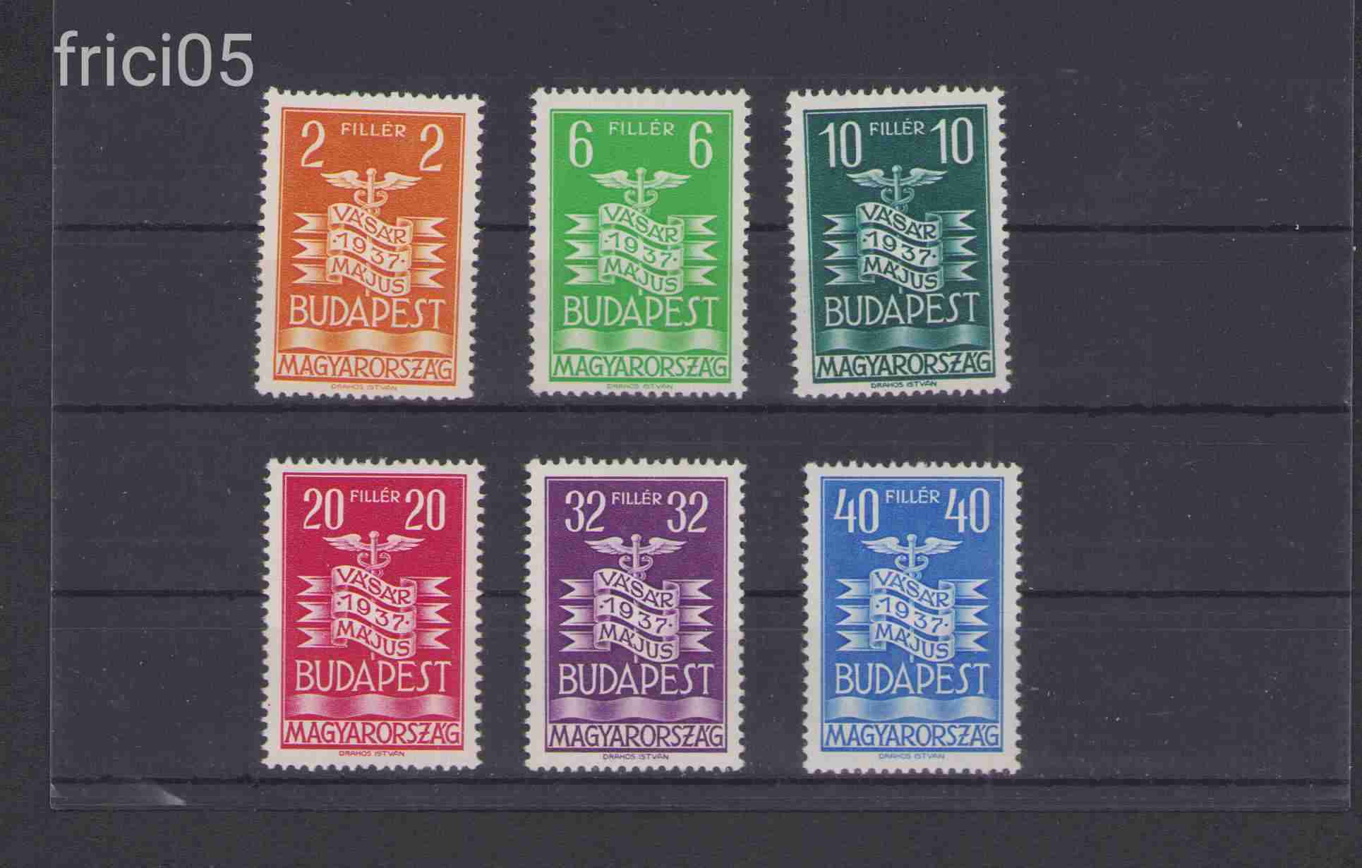 1937 Vásár, postatiszta sor