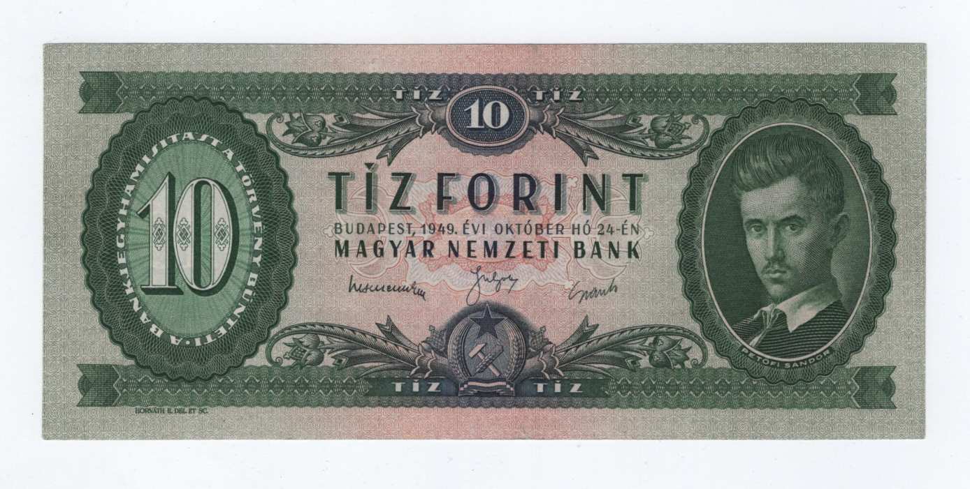 1949 10 forint VF
