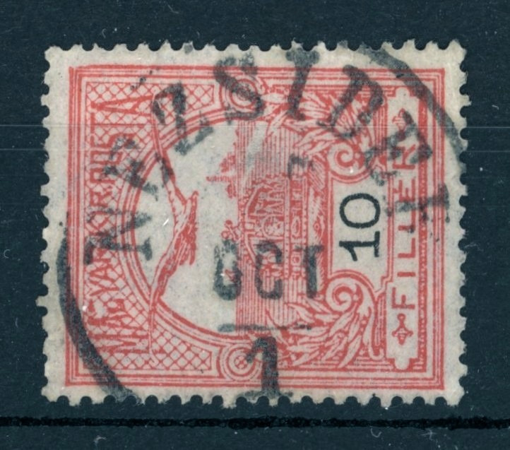 1913 turul NEZSIDER bélyegzés Moson Austria | Gudlin E3.18 / 35p (e64)