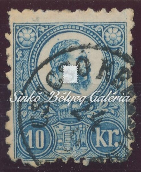 1871. Réznyomat 10kr, CSICSÓ KERESZTÚR