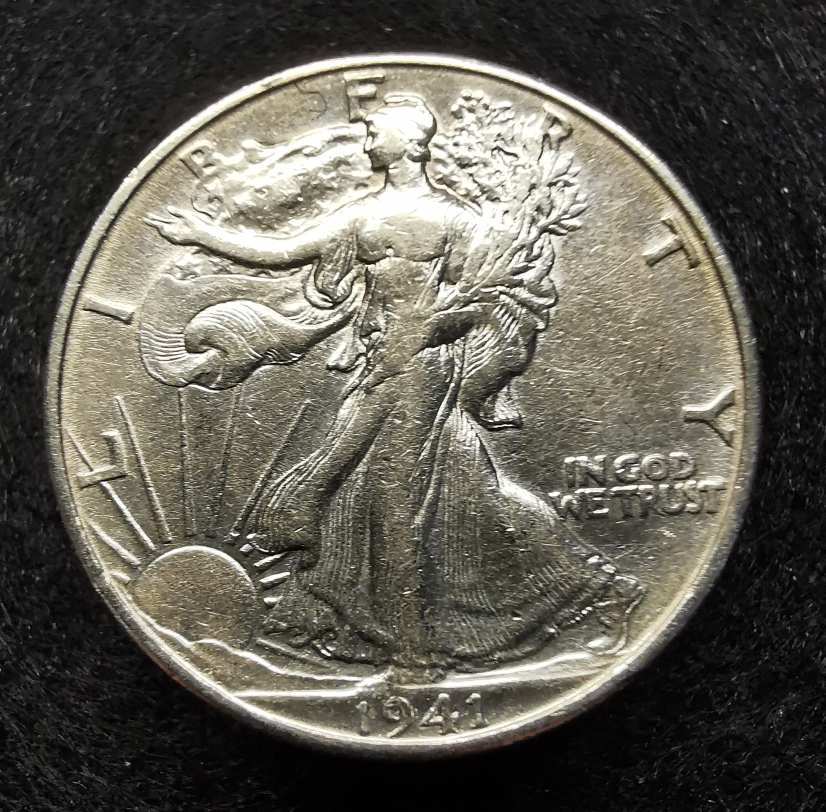 1941. D 1/2 dolár D, Denver.
