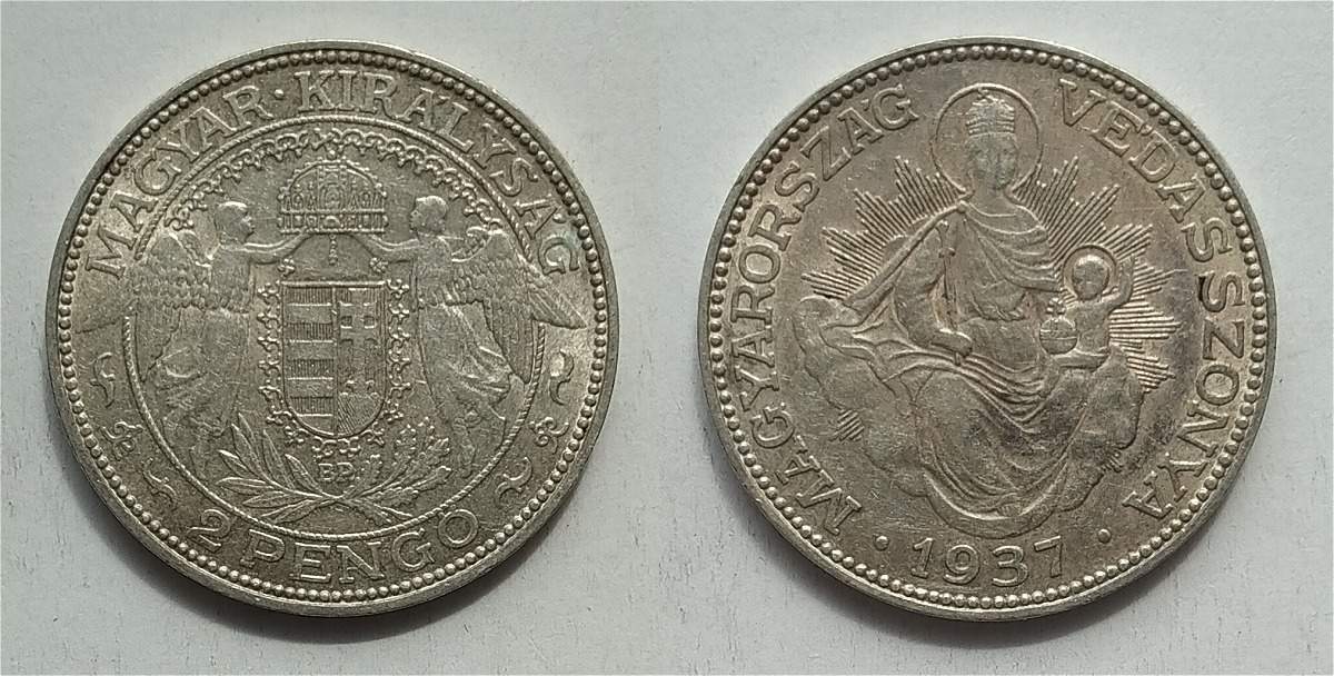 2 Pengő 1937 ezüst