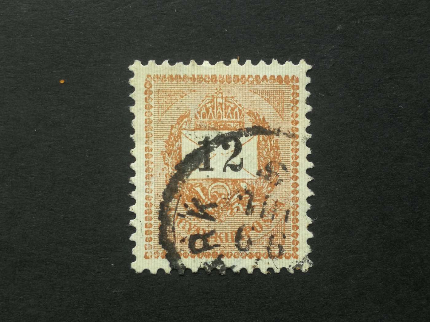 Magyarország 1898 Feketeszámú krajcáros, 12 kr.  (KÉSM)ÁRK A