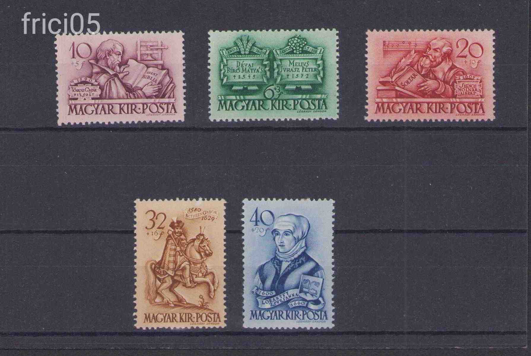 1939 Protestáns, postatiszta  sor