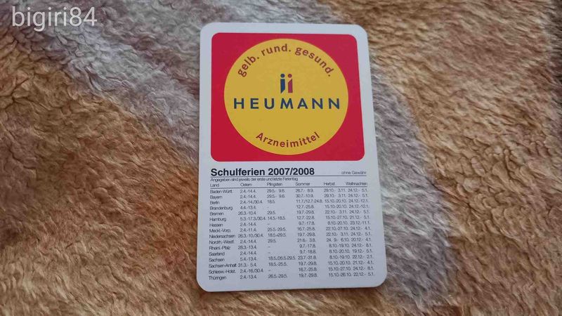 2007 - Heumann kártyanaptár