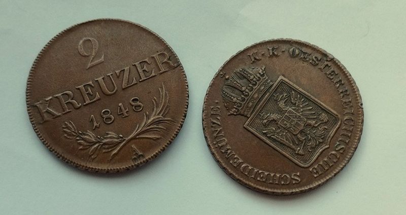2 krajcár 1848 A - Csavaros -