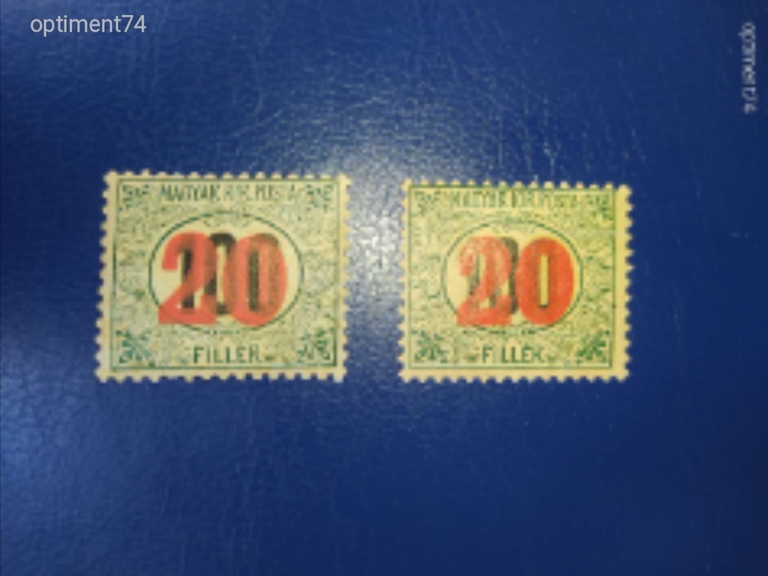 1915. Kisegítő bélyegek  ** 40. és 41. számú bélyegek - Postatiszta, falcmentes, szép bélyegek