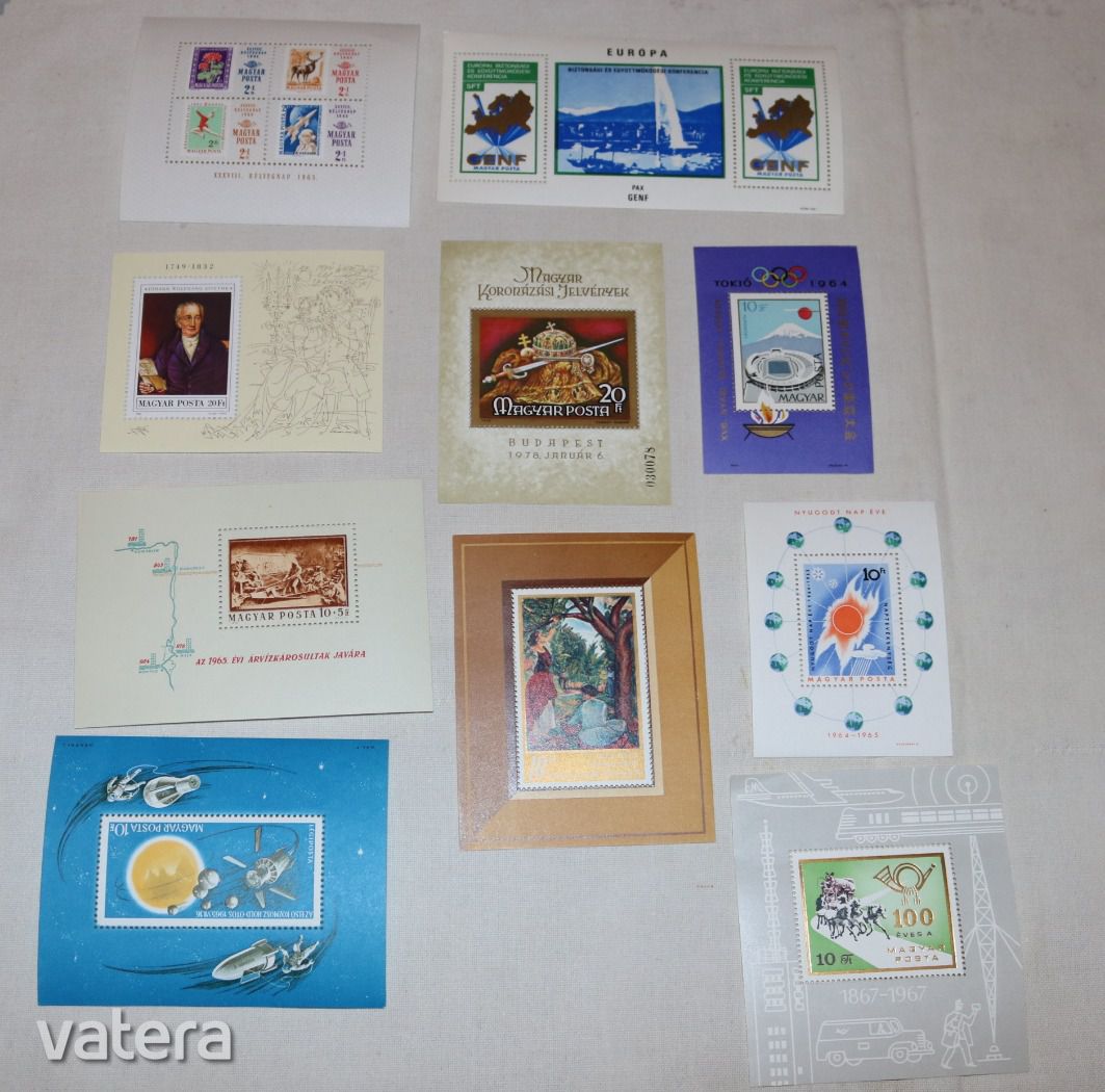 10 db postatiszta magyar blokk (18)