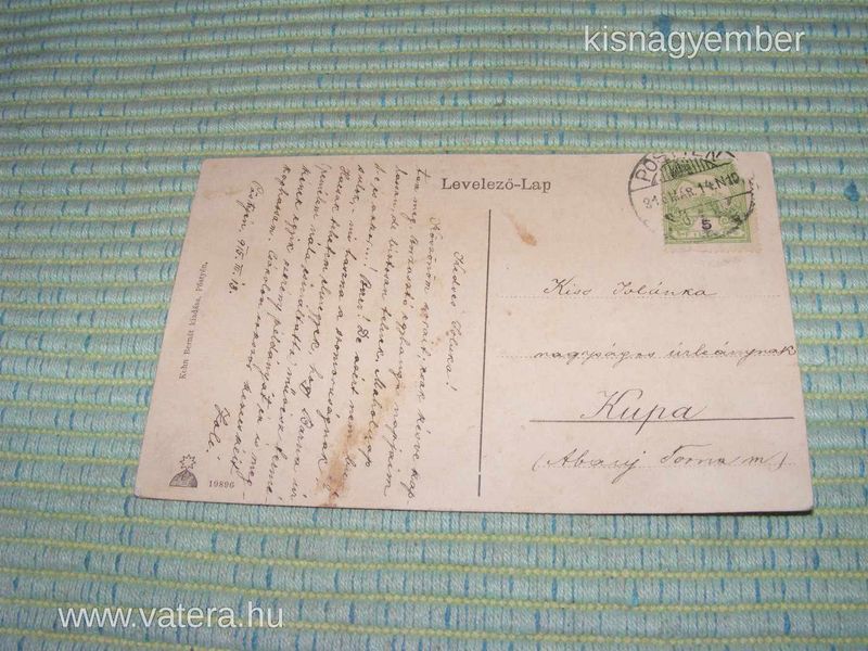 Pöstyén Strand 1918.  klap