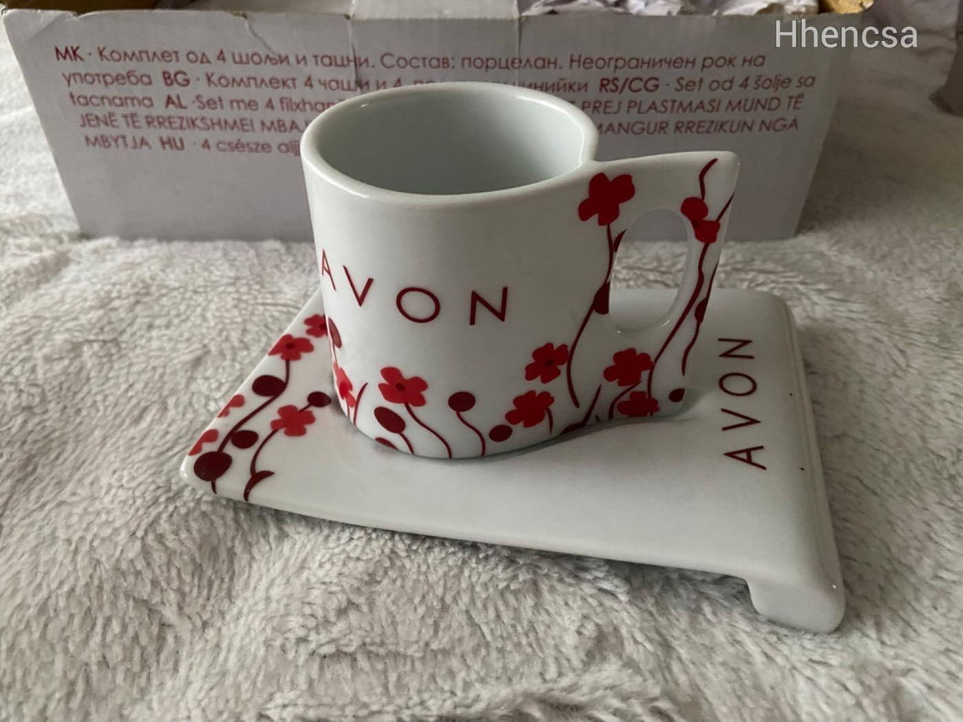 AVON kávéskészlet + kínáló