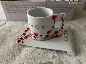 AVON kávéskészlet + kínáló