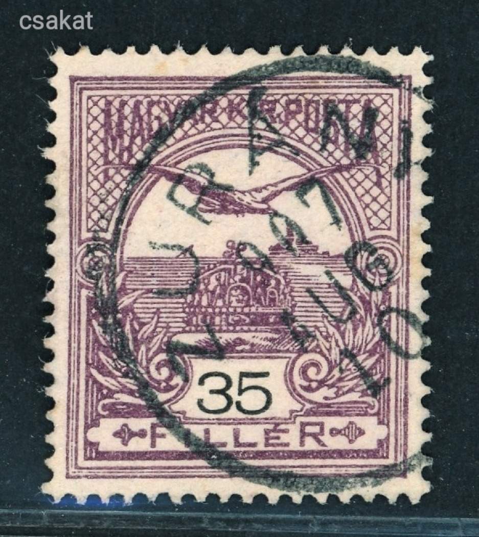 1906 turul ZURÁNY bélyegzés Moson Burgenland Austria Gudlin E3.20 / 35p (e11)