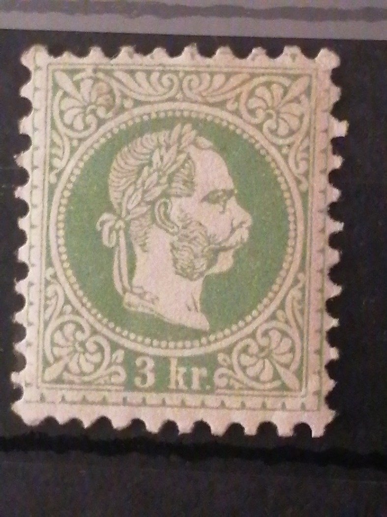 1867 Könyvnyomat 3 Kr postatiszta/falcos