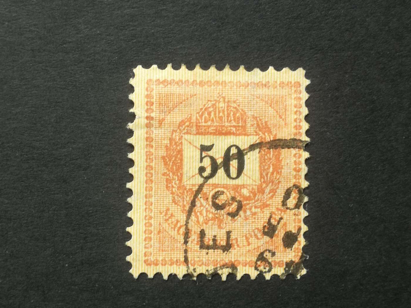 Magyarország 1888 Feketeszámú krajcáros, 50 kr.   A