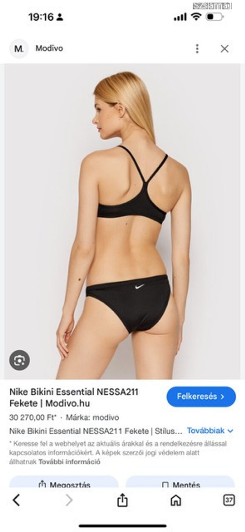 Nike bikini NESSA211 új M