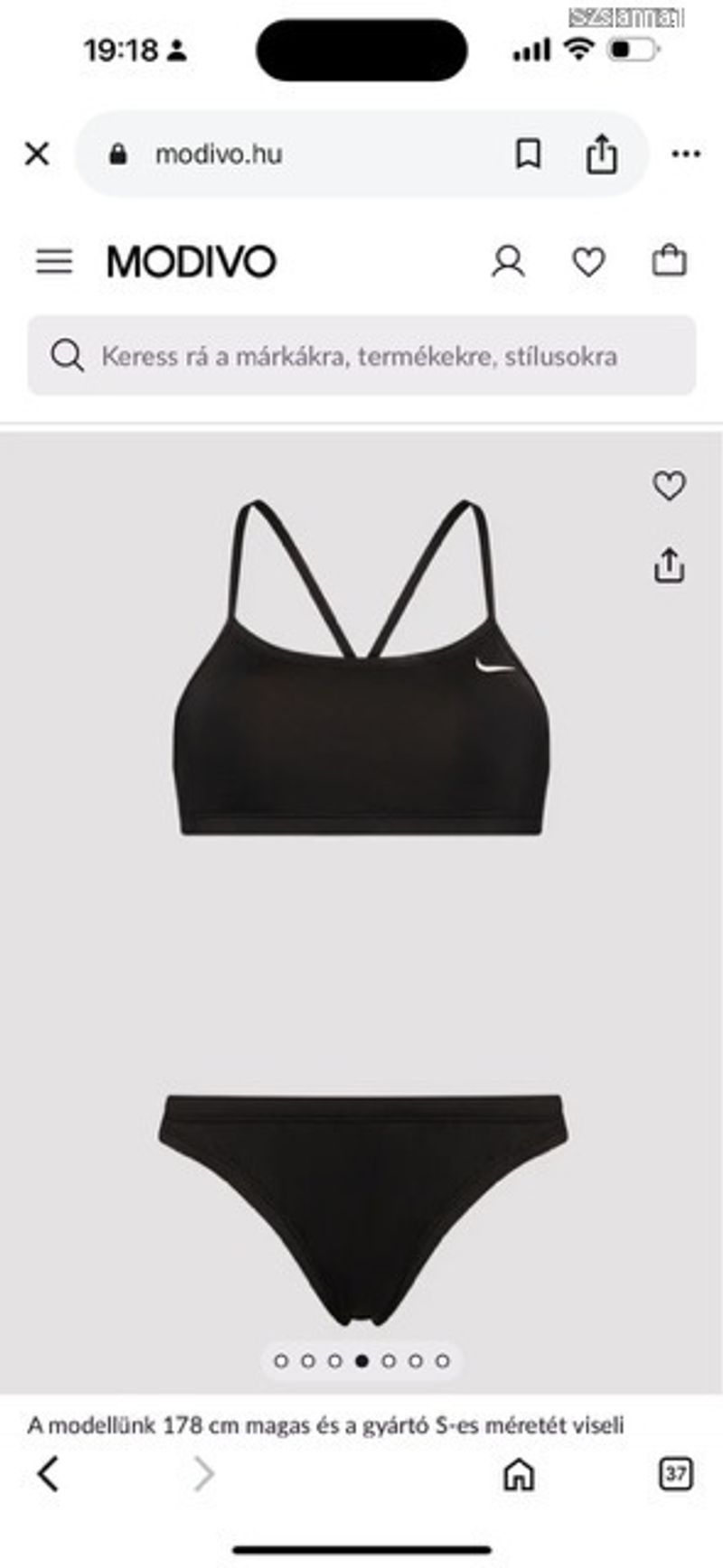 Nike bikini NESSA211 új M