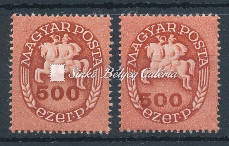 1946. Lovasfutár 500 ezer P