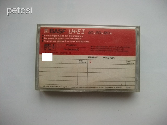 Basf LH-E I 90 kazetta