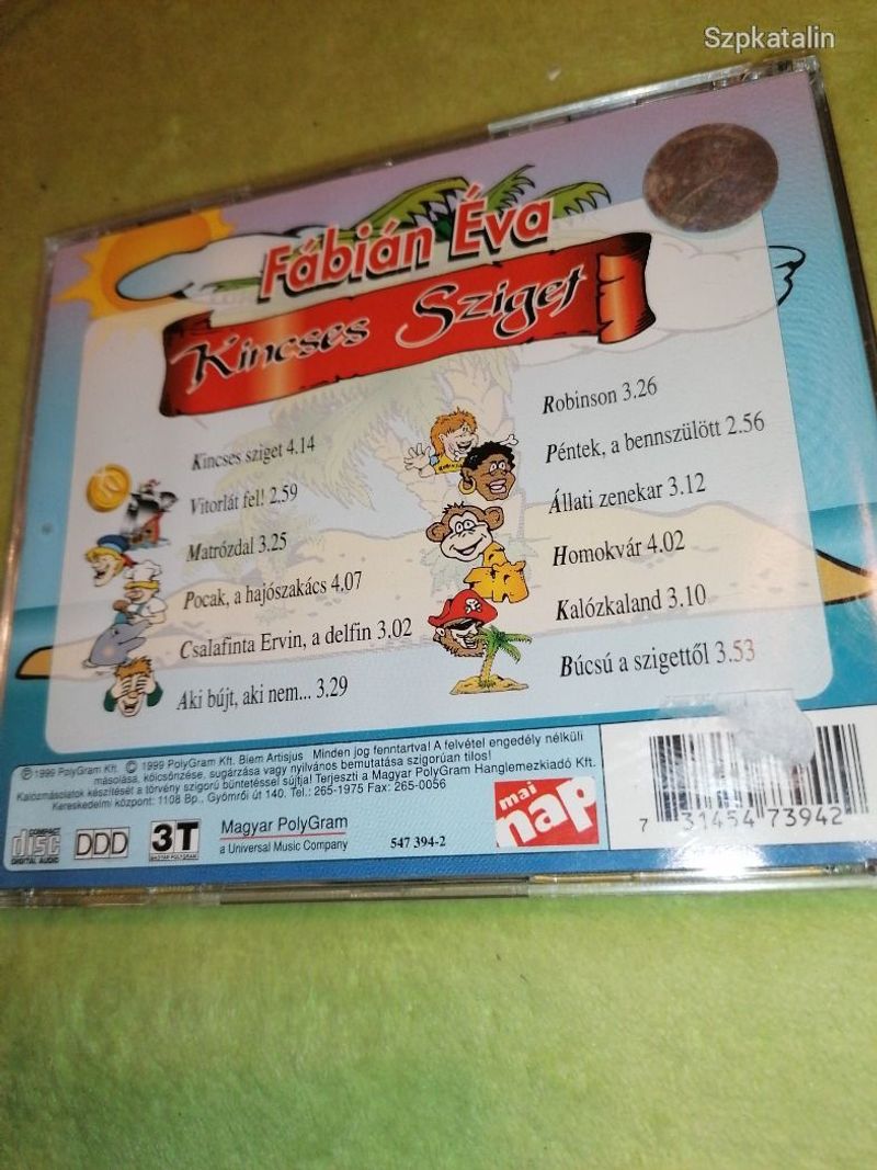 CD - Fábián Éva - Kincses sziget