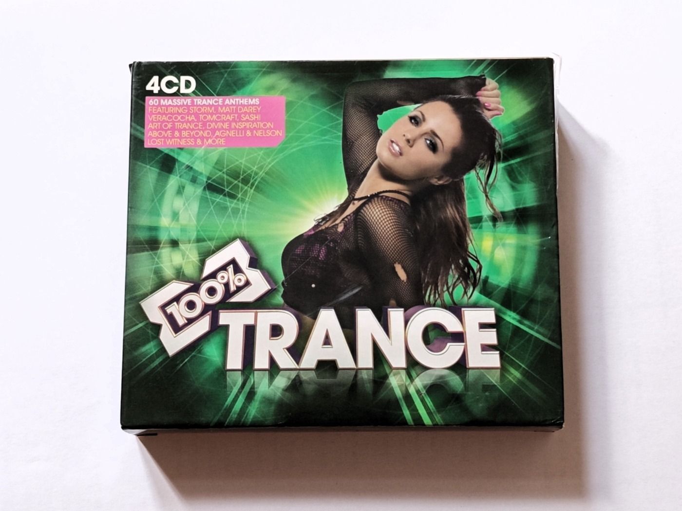Various  -  100%  Trance   4XCD    UK      Trance