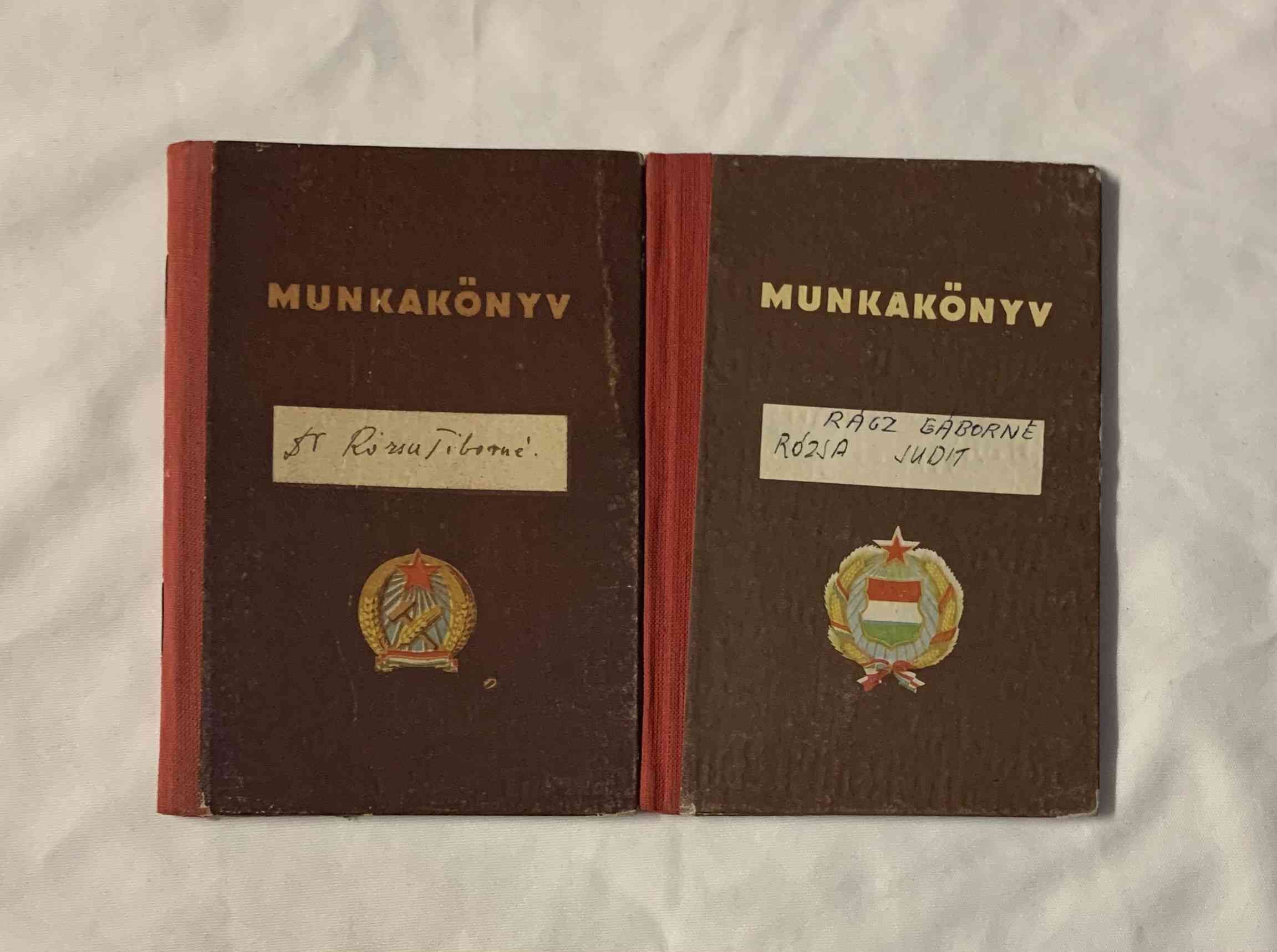 Munkakönyv párban !!!