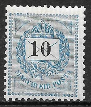 1898. 10 kr bélyeg falcos (3100)
