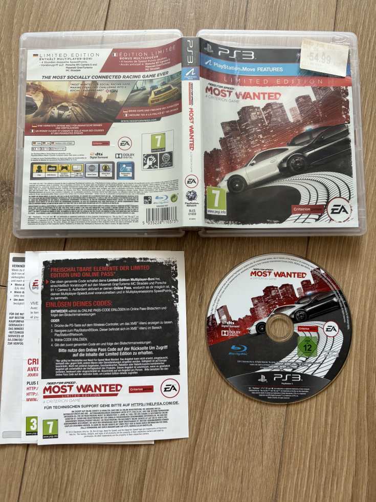 PS3 Need for Speed Most Wanted