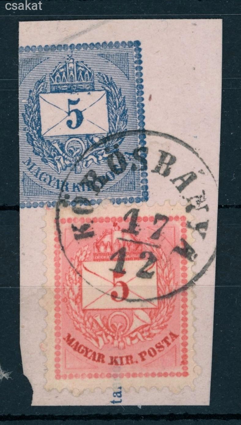 1874 krajcáros ritka E2.2 tipusú KÖRÖSBÁNYA bélyegzés Hunyad Romania Gudlin 300 pont (e38)