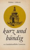Kurz und bündig