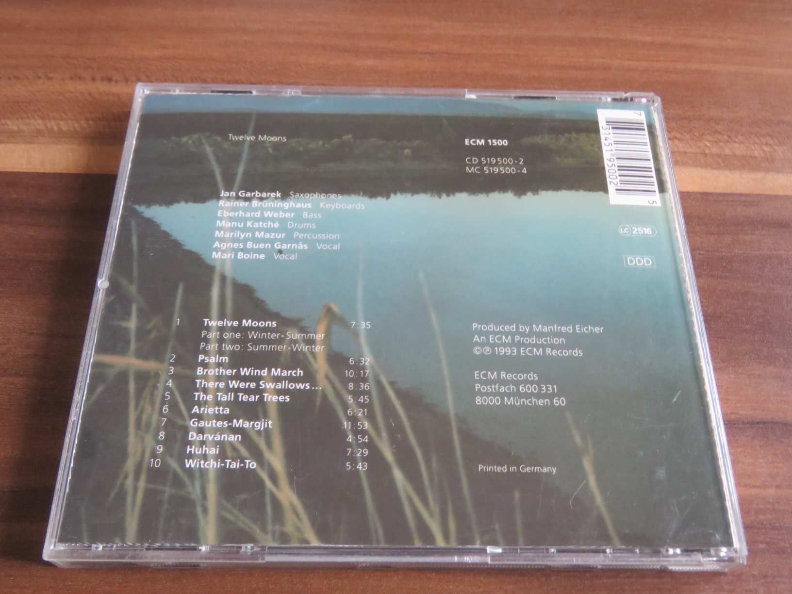 Jan Garbarek Group: Twelve Moons CD (J)
