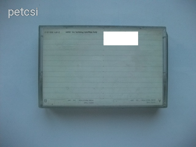 Sony HF 60 kazetta 5.