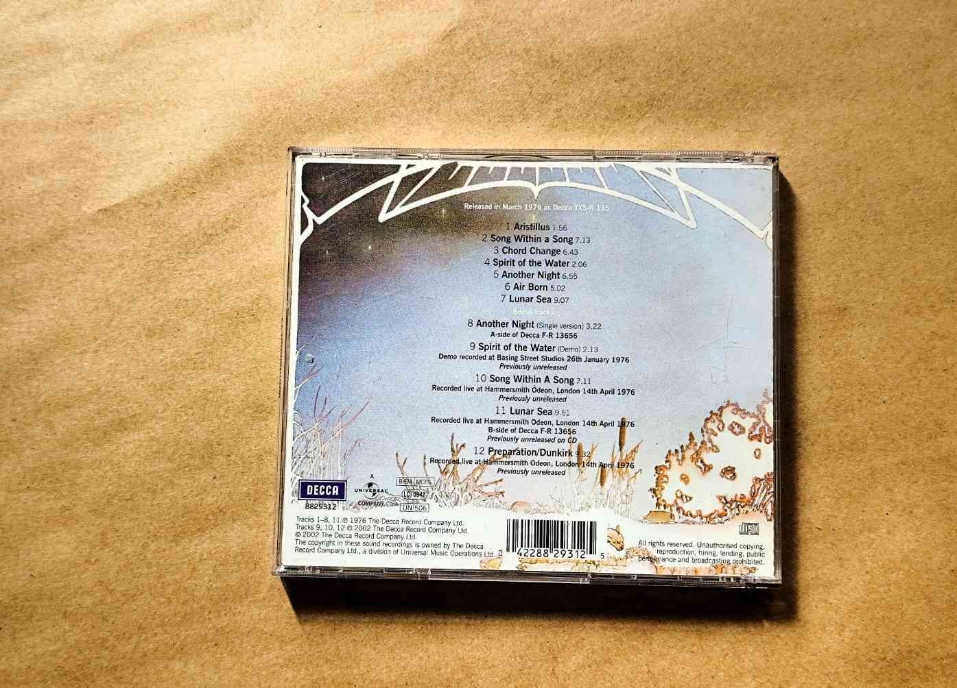 Camel  -  Moonmadness   CD   2002    Prog  Rock