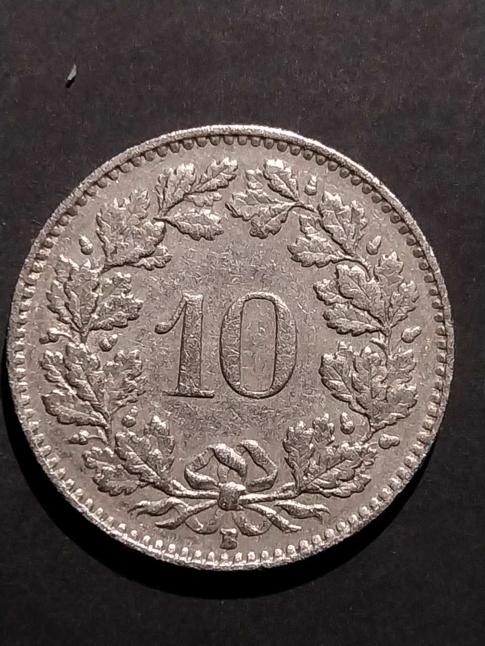 Svájc 10 rappen 1944