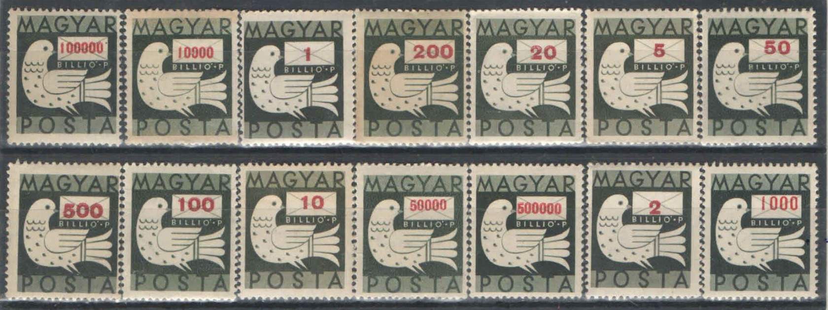 1946. Magyarország - Billiós sor
