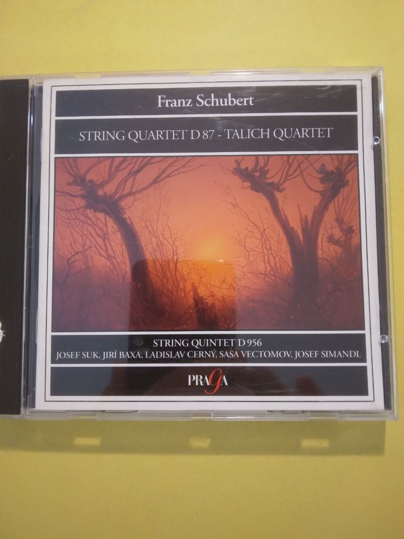 STRING QUARTET No. 1-D87  /  STRING QUINTET D956  -  SCHUBERT  (1994)