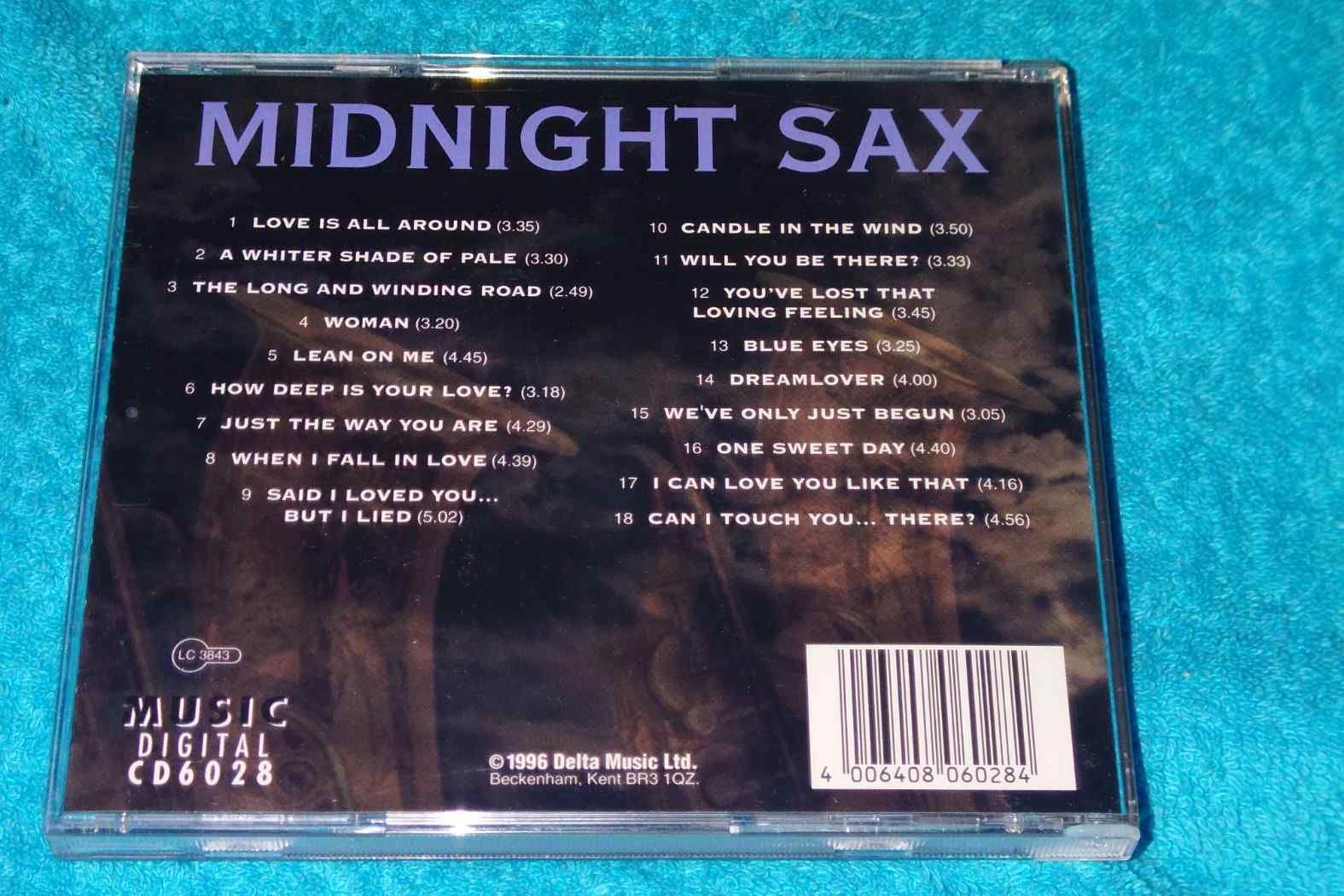 Midnight Sax CD