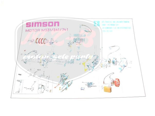 SIMSON 51 SZERELÉSI ÁBRA S51