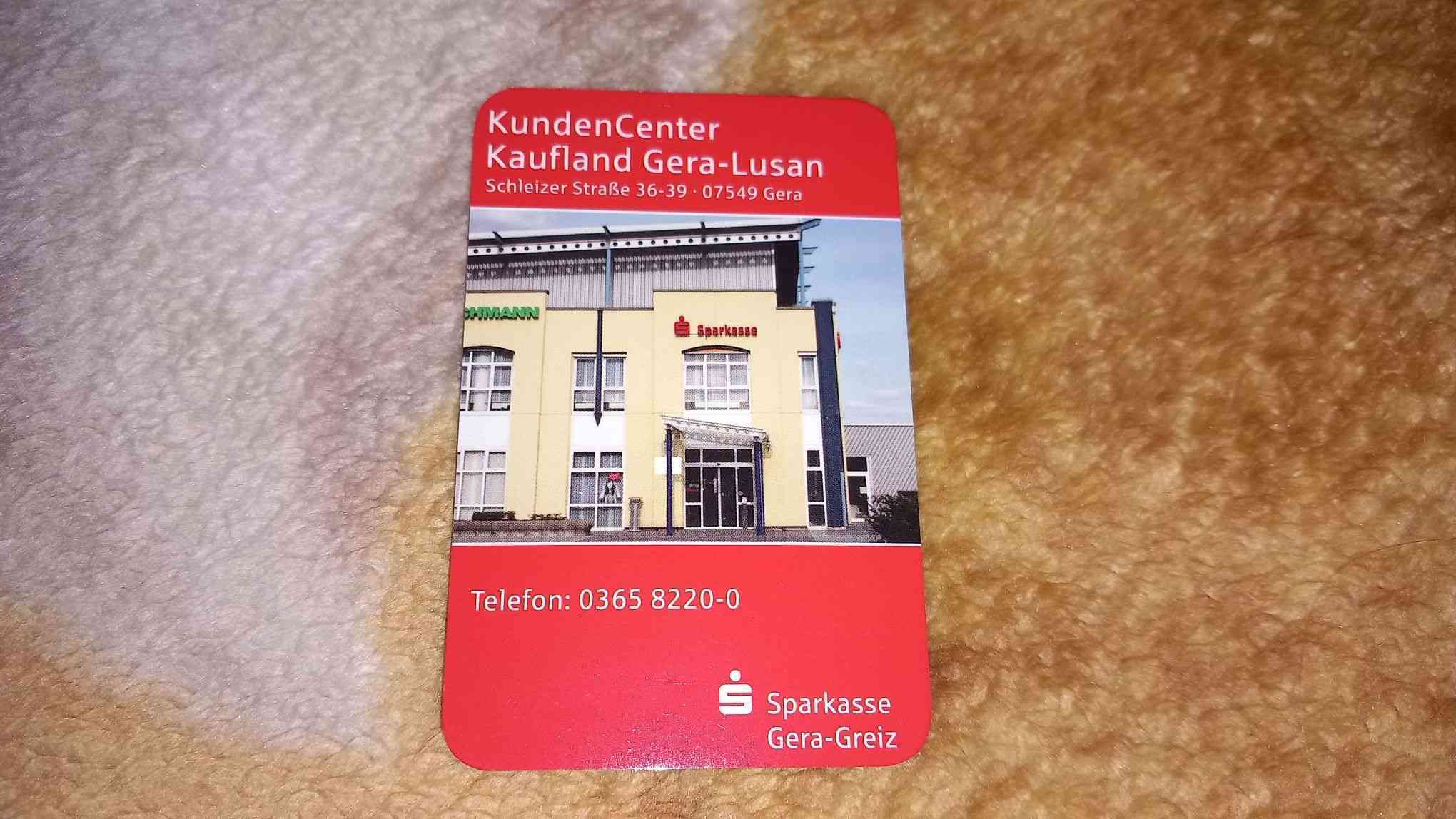 2012 - Sparkasse - Gera kártyanaptár