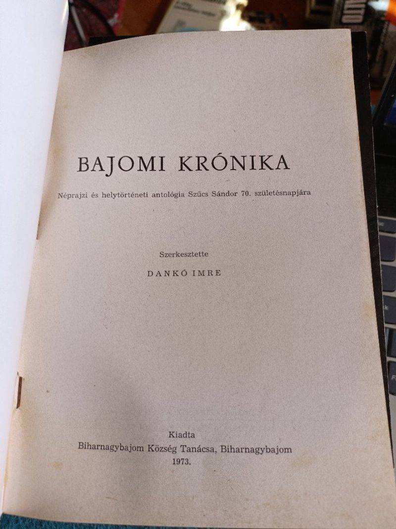 Bajomi krónika-Dankó Imre
