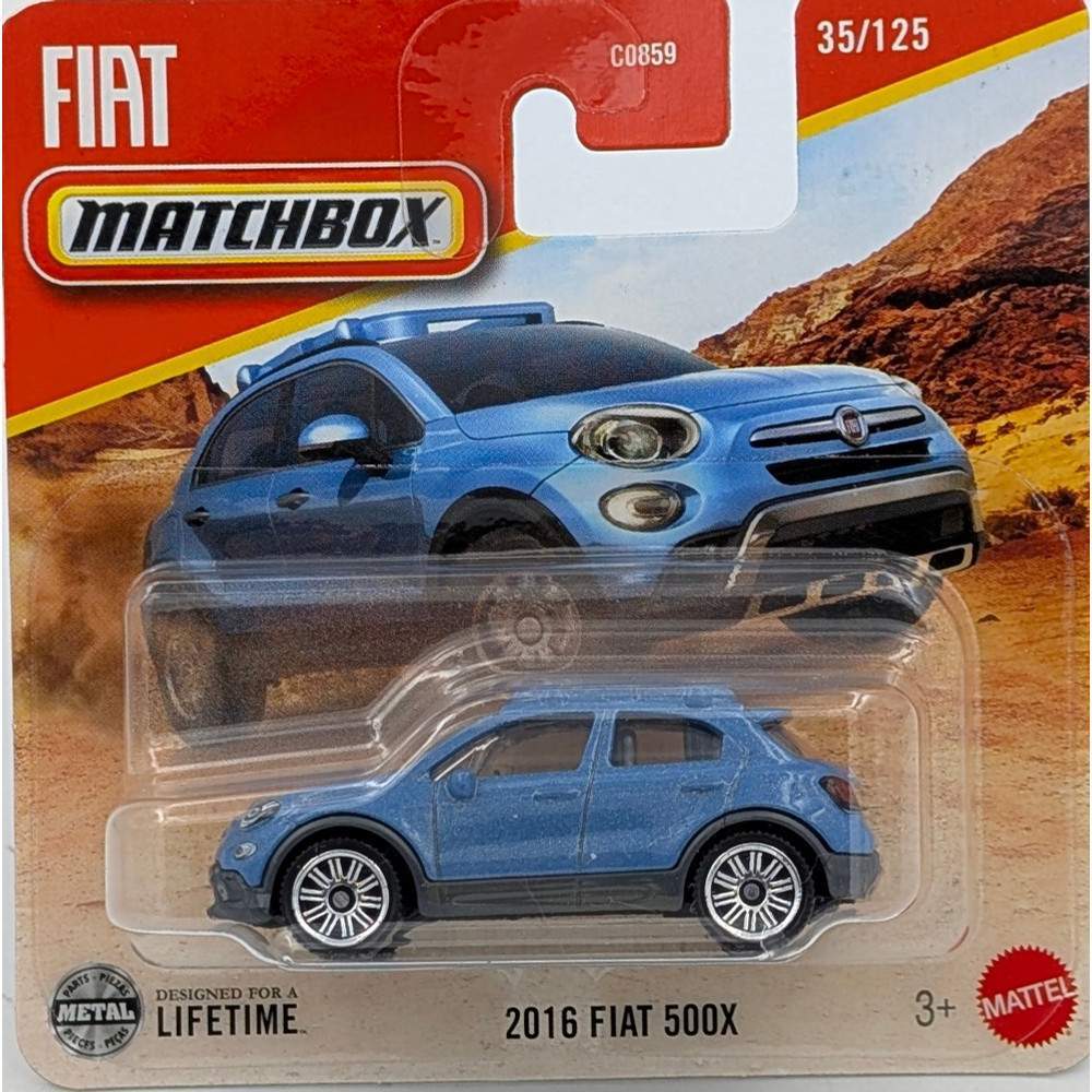 Fiat 500X 2016 Matchbox modellautó B