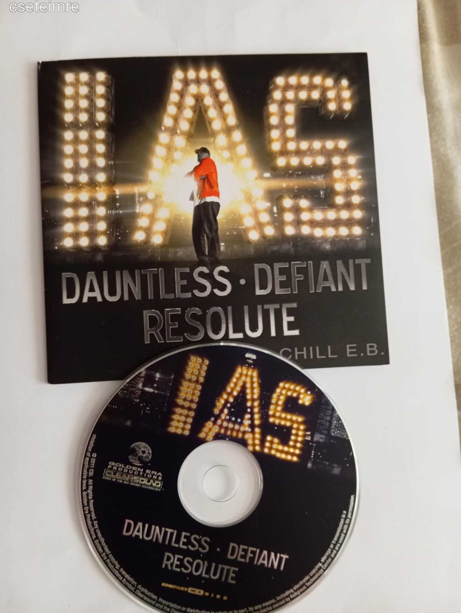 Chill E. B. - Dauntless Defiant Resolute (CD, Single, Car)