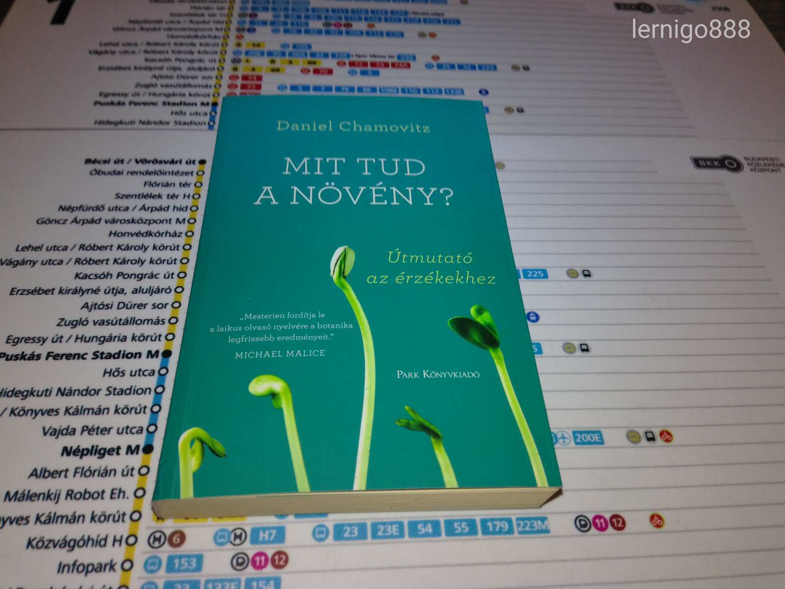 DANIEL CHAMOVITZ MIT TUD A NÖVÉNY?