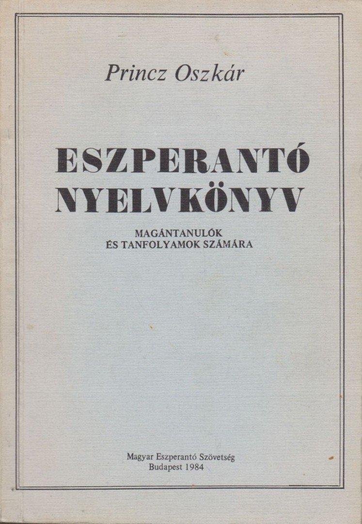 Eszperantó nyelvkönyv
