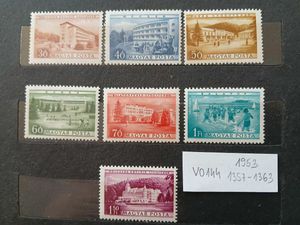 V0144 Magyar bélyeg 1953 1357-1363 postatiszta - kat.ár 2000 HUF